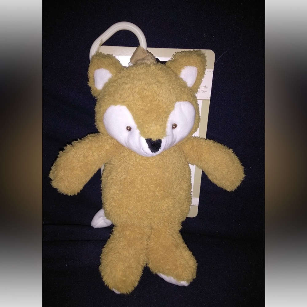 Kelly Baby 10-Inch Plush Fox with Rattle